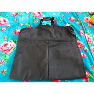 Wally Bags Premium Garment Dress Bag Made In USA Black Approx 39" long 22" wide
